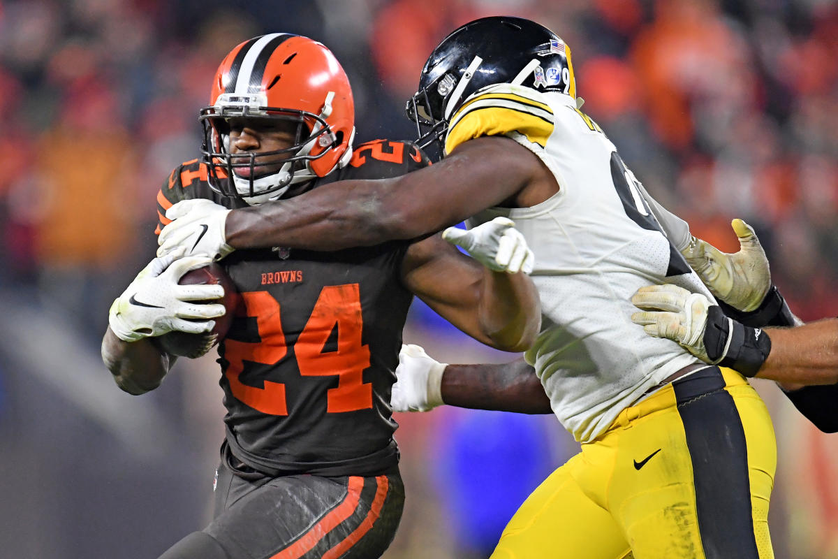 Shocking brawl mars Cleveland Browns' tense win over Pittsburgh