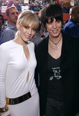 Hilary Duff and Diane Warren at the Universal City premiere of Universal Pictures' The Perfect Man