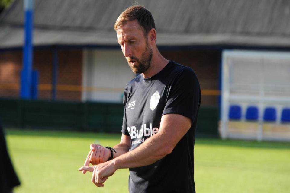 Mark Beesley is looking to add to his Warrington Town squad for the new season <i>(Image: Sean Walsh)</i>
