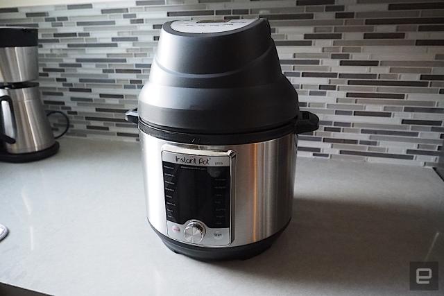 The Instant Pot Air Fryer Lid works as promised, but only for small batches