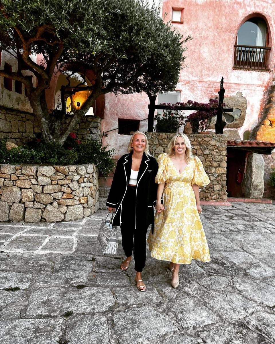 Rebel Wilson and her girlfriend Ramona Agruma in Italy