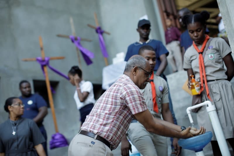 Haitian Scouts take part in COVID-19 prevention campaign in Port-au-Prince