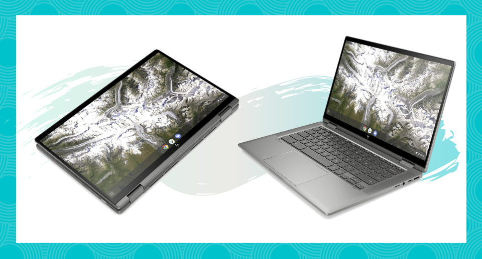 Take advantage of huge savings on this two-in-one touchscreen Chromebook.