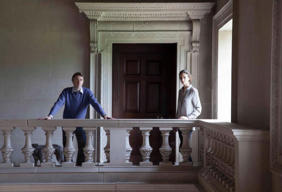 David Cholmondeley and Rose Hanbury at Houghton Hall.