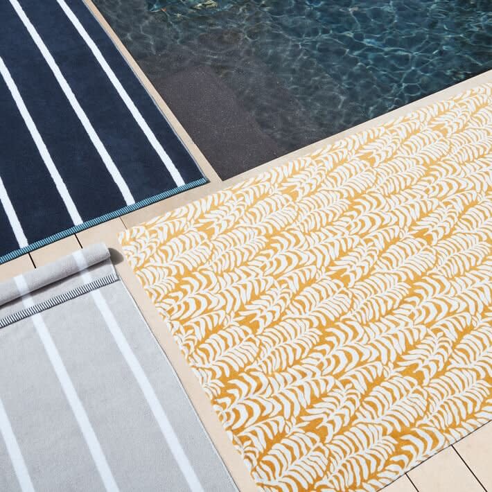 West Elm Palm Leaf Beach Towel