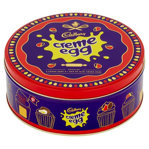 Cadbury Creme Egg Tin. Image via British Corner Shop.