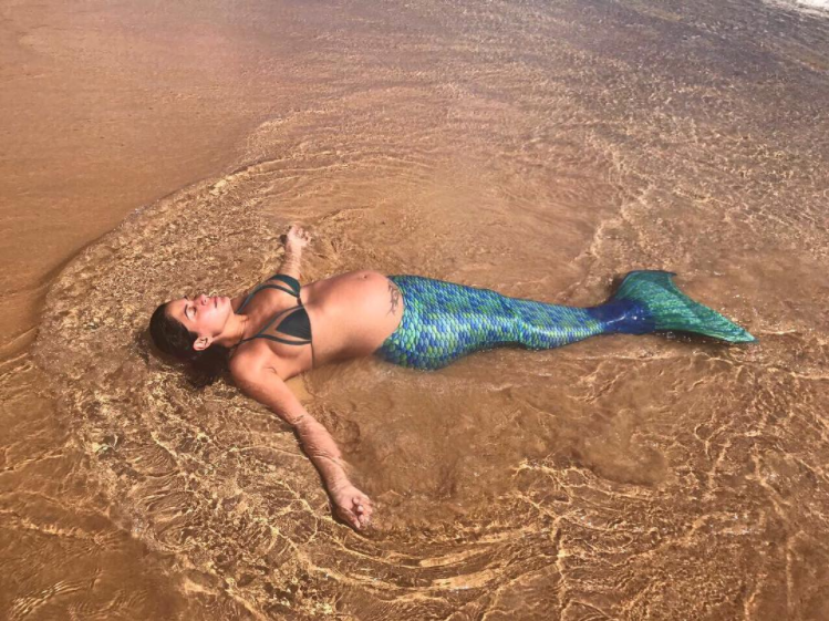 Neuer Babybauch-Instagram-Trend: Schwangere Meerjungfrauen