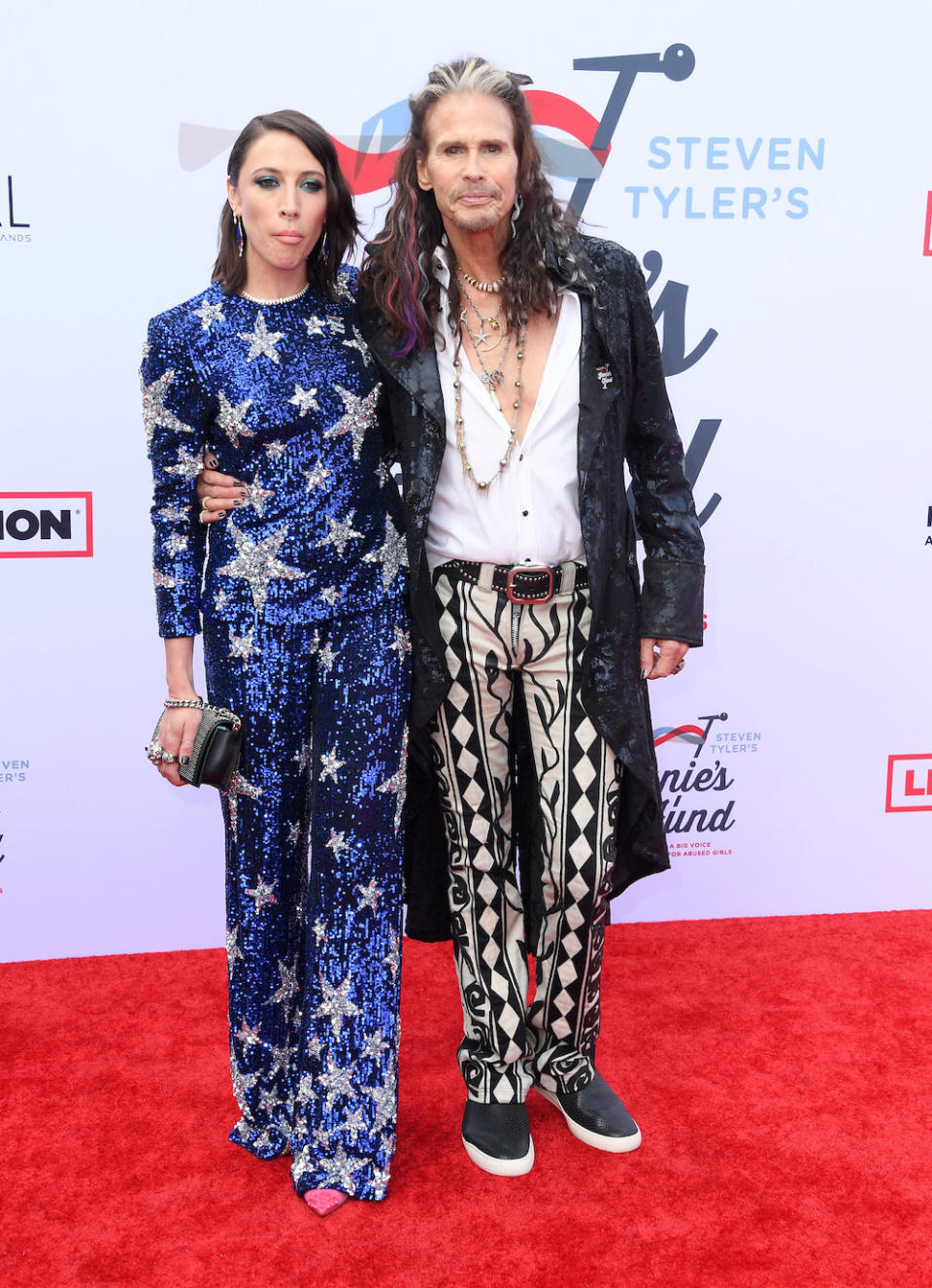 Aimee Preston and Steven Tyler