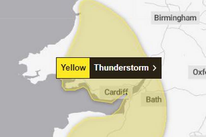 Met Office weather map