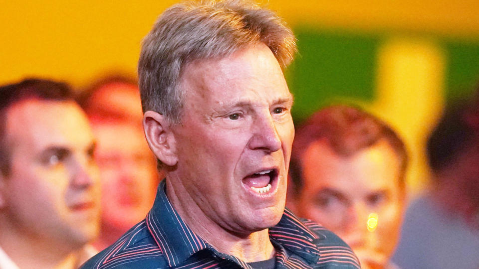 Seen here, Sam Newman parted ways with Channel Nine after 35 years with the network.