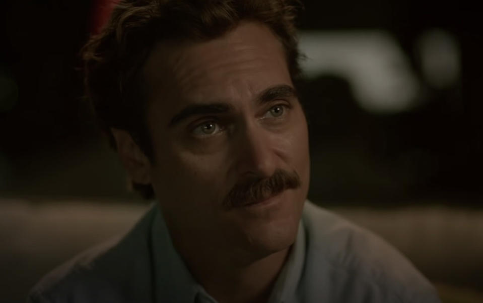 Joaquin Phoenix looking off-camera