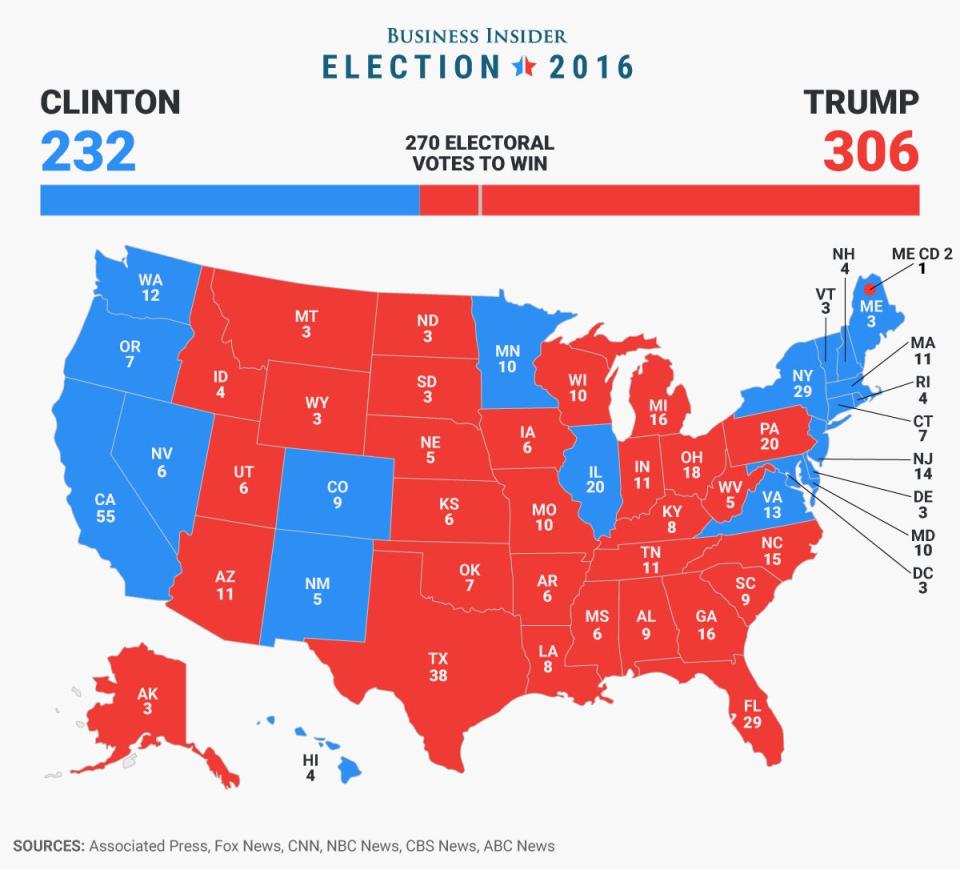 Final election map 2016