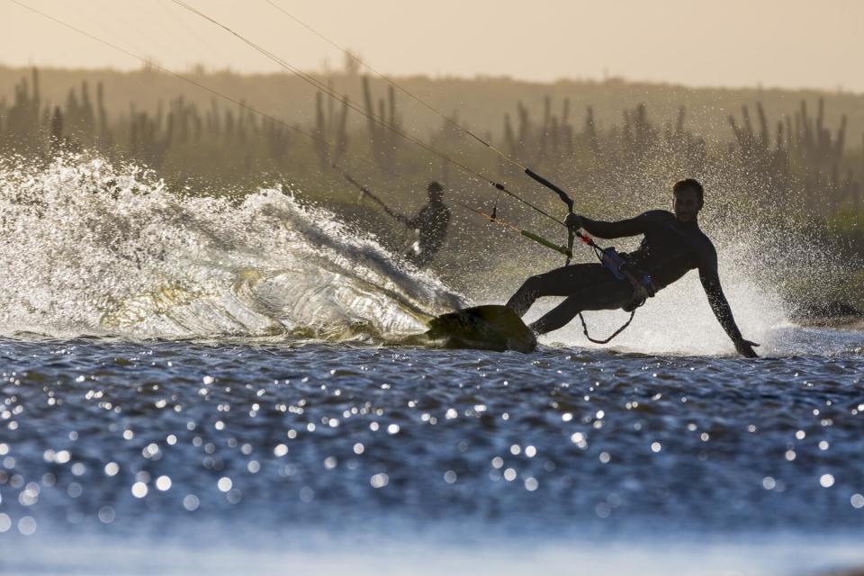 Kitesurfing