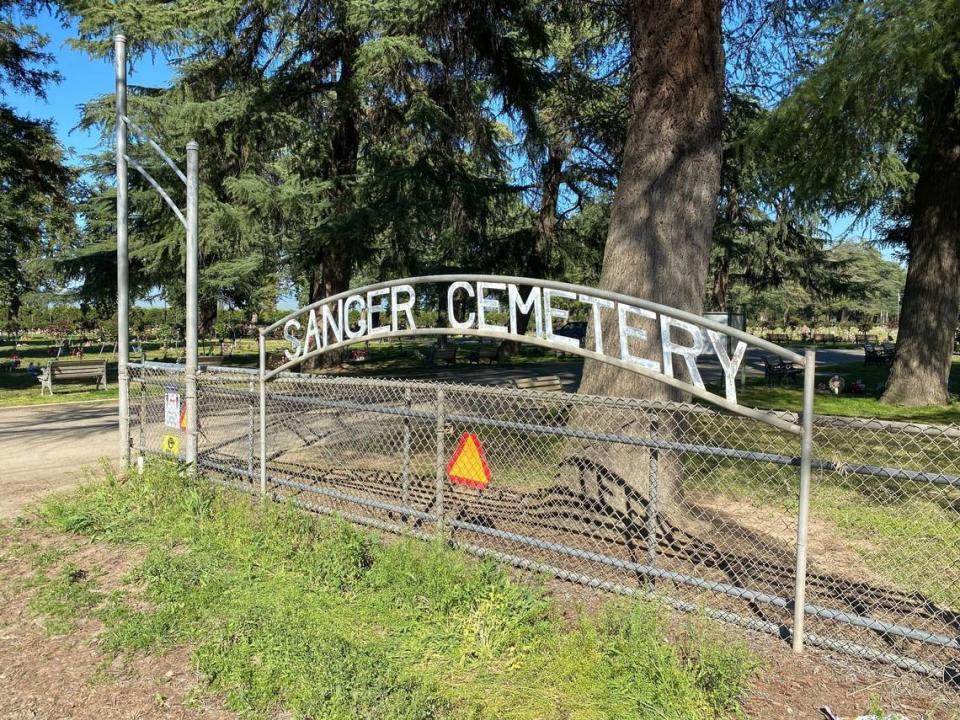 Sanger Cemetery on Rainbow Route in Fresno County on Tuesday, March 19, 2024.