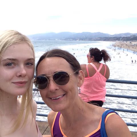 <p>Elle Fanning Instagram</p> Elle Fanning and her mom Hannah Joy Arrington.