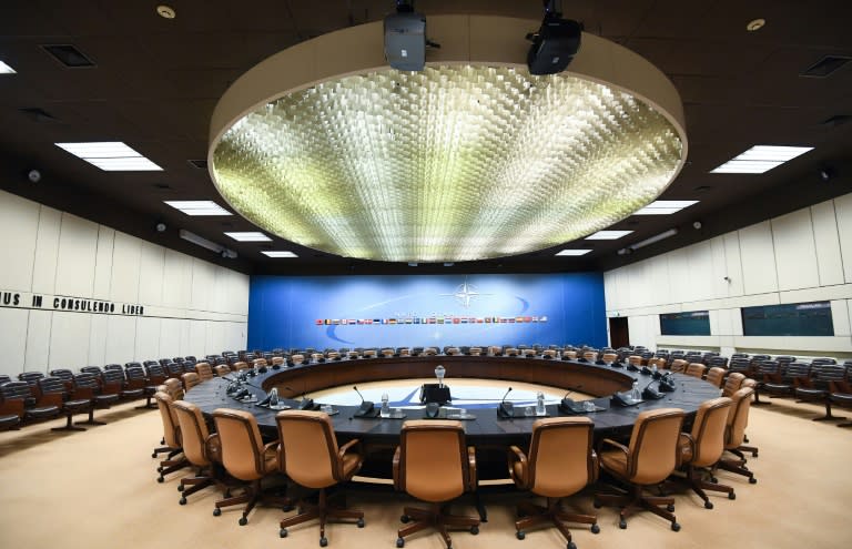 The NATO ministerial will be the last meeting held in the historic North Atlantic Council room, as the alliance moves to a new headquarters