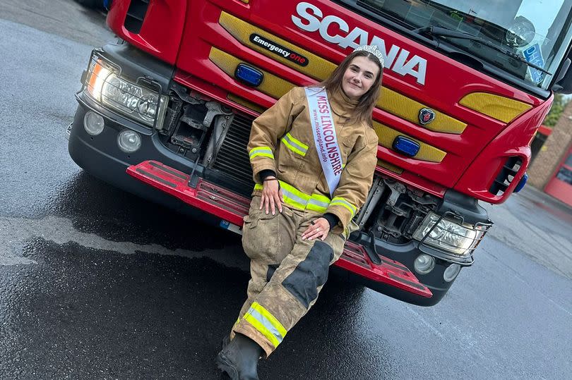 Mary Anna Jennings is a cadet instructor at Peaks Lane Fire Station and Miss Lincolnshire