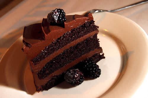 Chocolate cake.