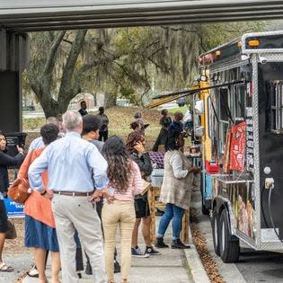 The annual “Lunchtime Food Truck Round-Up" event is back for its third year on February 21 from 11 a.m. to 2 p.m.