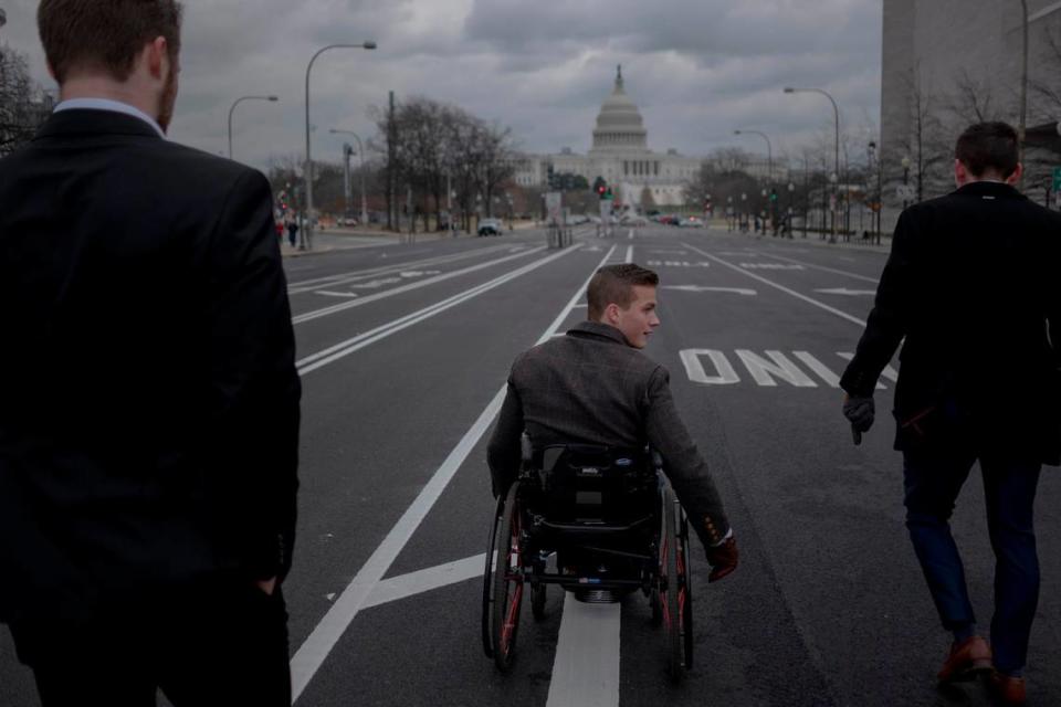 Before Madison Cawthorn was elected, a group of his former college classmates urged voters to reject him on several grounds, including alleged sexual misconduct.