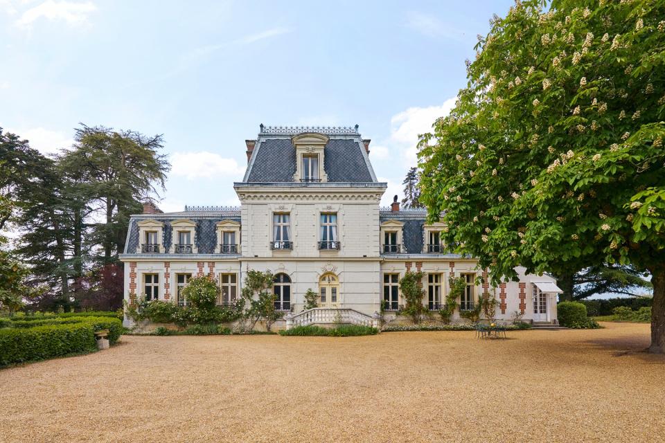 Exterior of Castel in the Loire Valley in Saint-Georges-sur-Cher, Centre, France