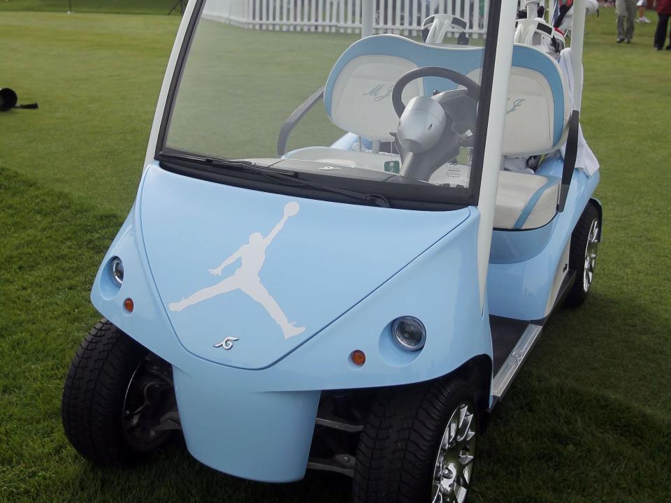 michael jordan golf cart