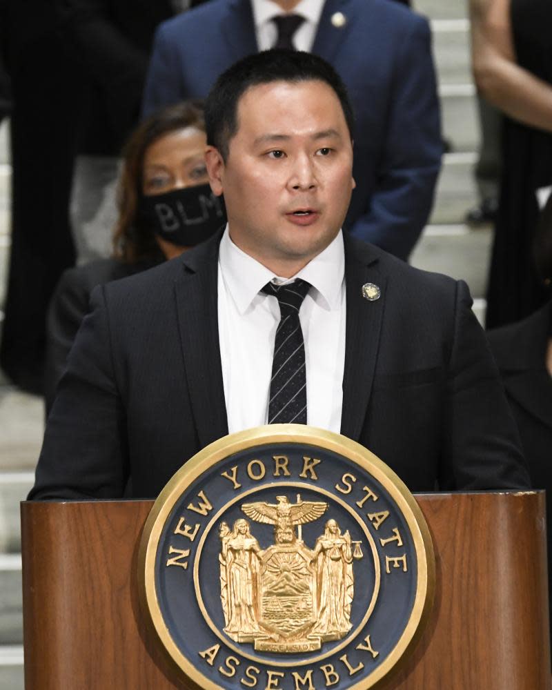 Democratic assemblyman Ron Kim.