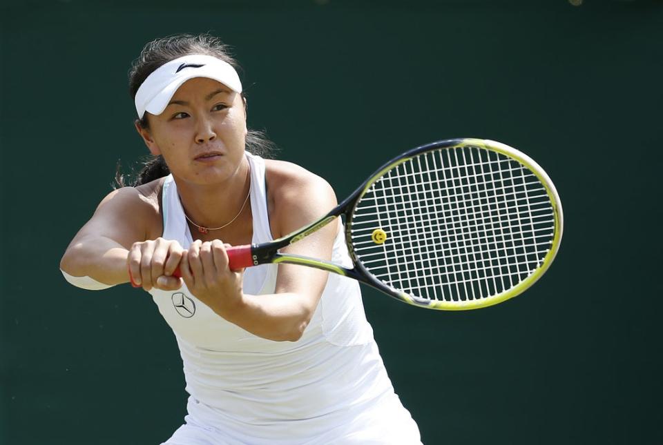 Concerns have been raised over the safety of Chinese tennis star Peng Shuai (Anthony Devlin/PA) (PA Wire)