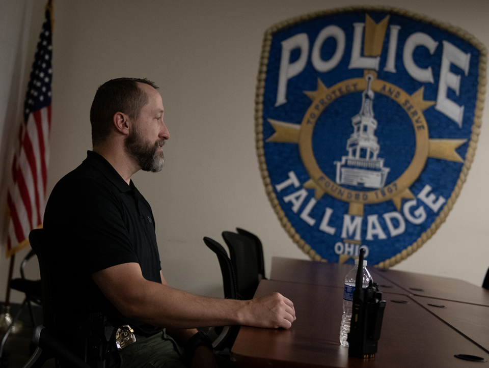 Tallmadge Police Sgt. Patrick Fairhurst discovered that a local woman who was scammed out of $60,000 was just one of the victims of an online dating scam that funneled stolen funds to a Rhode Island-based ring.