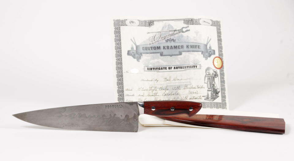 Anthony Bourdain's knife (Photo: Lark Mason Associates)