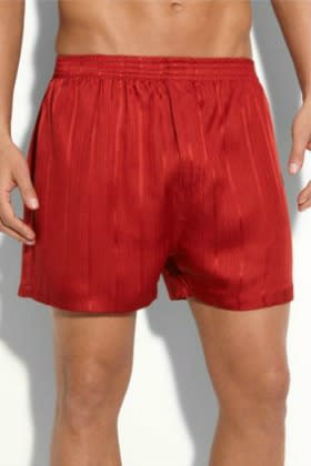 <div class="caption-credit"> Photo by: Nordstrom</div><div class="caption-title">Silk Boxers</div>Have him skip the cotton boxers and opt for some silk ones instead. <br> <i><a rel="nofollow noopener" href="http://blogs.babble.com/strollerderby/2012/11/06/10-romantic-gift-ideas-for-couples-that-just-might-make-santa-blush/?cmp=ELP|bbl|lp|YahooShine|Main||100112|||famE|||" target="_blank" data-ylk="slk:Majestic Herringbone Stripe Silk Boxer Shorts available at Nordstrom, $50;elm:context_link;itc:0;sec:content-canvas" class="link ">Majestic Herringbone Stripe Silk Boxer Shorts available at Nordstrom, $50</a> <br> <b><a rel="nofollow noopener" href="http://blogs.babble.com/strollerderby/2012/08/17/20-things-you-should-never-say-in-bed/?cmp=ELP|bbl|lp|YahooShine|Main||100112|||famE|||" target="_blank" data-ylk="slk:Related: 20 things you should never say during sex;elm:context_link;itc:0;sec:content-canvas" class="link ">Related: 20 things you should never say during sex</a></b></i>