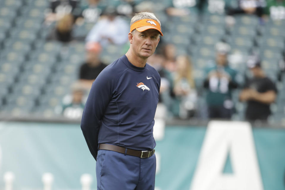 The Denver Broncos fired offensive coordinator Mike McCoy after a 3-7 start. (AP)