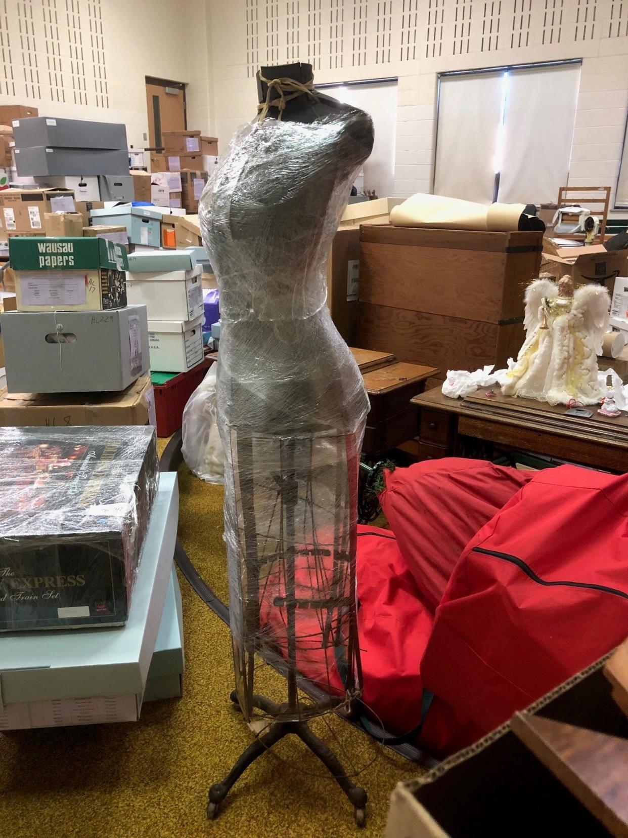 This antique dress form is among the items that will be for sale during The History Museum's “Fancy Pants Bazaar” on May 4, 2024, at the local history museum in South Bend.