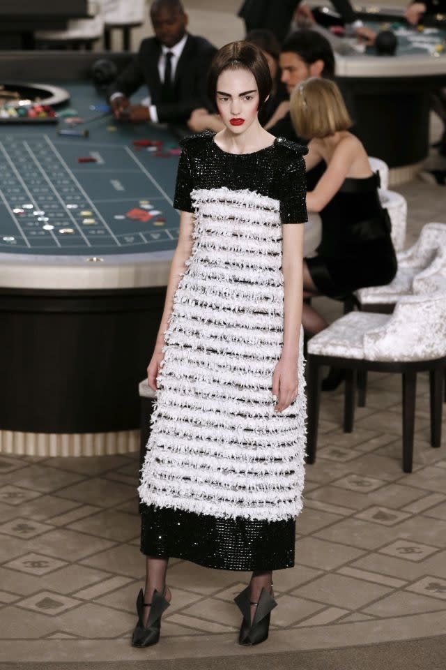 Karl Lagerfeld lays his cards on the table at Chanel couture