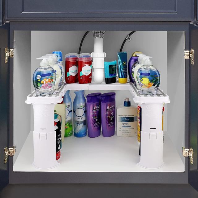 This Viral TikTok Under-Sink Shelf Organizer Is On Sale Now During