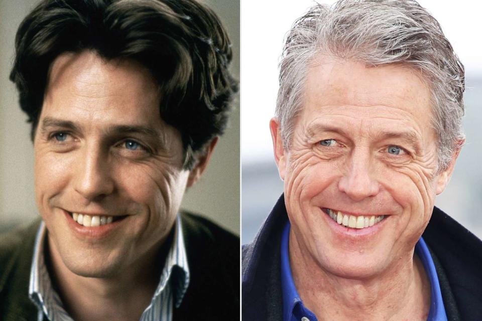 <p>Universal/Courtesy Everett; Max Cisotti/Dave Benett/WireImage</p> Hugh Grant says he "got too old and fat and ugly to do romantic comedies."