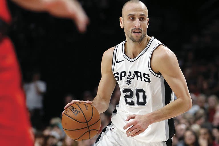 Manu Ginóbili, leyenda de San Antonio
Spurs.