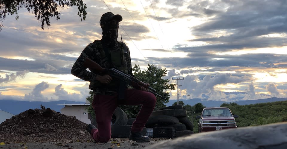 Pueblos Unidos, los civiles armados que vigilan el aguacate y sus campos en Michoacán