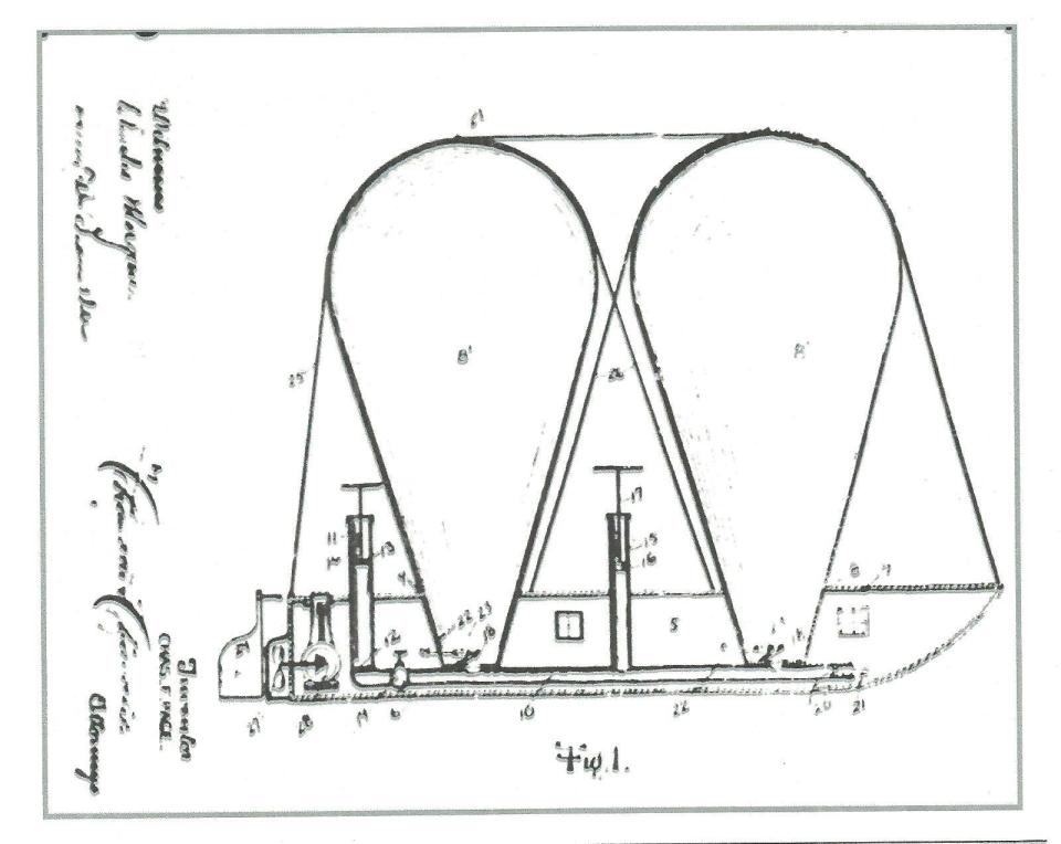 Despite the devastating loss of his airship which was on its way to the Louisiana Purchase Exposition in St. Louis, Charles Page received his patent for it in April of 1906. u0022But he never built another model,u0022 said his grandson Joseph P. Page.