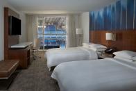 <p>“Take me out to the ballgame” takes on a whole new meaning at this extra special Toronto <a href="https://go.redirectingat.com?id=74968X1596630&url=https%3A%2F%2Fwww.marriott.com%2Fen-us%2Fhotels%2Fyyzcc-toronto-marriott-city-centre-hotel%2Foverview%2F&sref=https%3A%2F%2Fwww.womansday.com%2Flife%2Ftravel-tips%2Fg43350274%2Fthe-most-epic-family-friendly-resorts-to-book-now%2F" rel="nofollow noopener" target="_blank" data-ylk="slk:hotel;elm:context_link;itc:0" class="link ">hotel</a> situated right inside a Major League baseball stadium. Book a field-view room or suite, with panoramic windows you can open to hear the Blue Jays play, and enjoy room service while you watch the game—honestly the dream for sports fans, big and small! There’s also an indoor heated pool to enjoy year-round and a large gym for a quick workout. The hotel is steps to the city's best family attractions, including the adjacent CN Tower and Ripley's Aquarium. Plus, it’s a short walk to the Hockey Hall of Fame.</p>