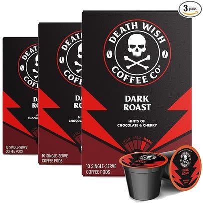 Some Death Wish Coffee pods for 29% off