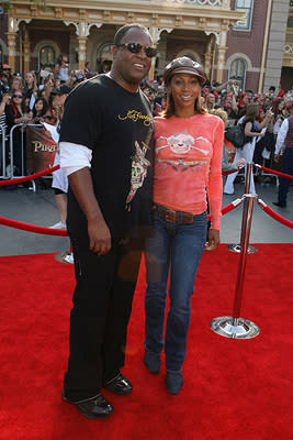 Holly Robinson Peete and Rodney Peete at the Disneyland premiere of Walt Disney Pictures' Pirates of the Caribbean: At World's End