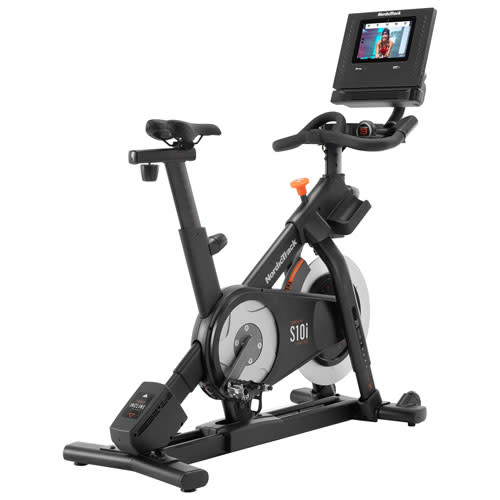 NordicTrack Commercial S10i Studio Cycle Exercise Bike with 1-Year iFit Subscription - 2021 Model (Photo via Best Buy Canada)