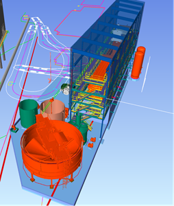 showing location, coincident with the main processing facility in the Bunker Hill Yard