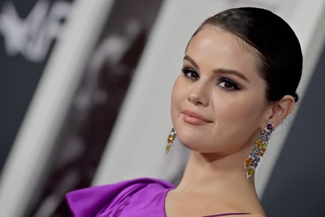 <p>Getty</p> Selena Gomez at her documentary premiere in November 2022