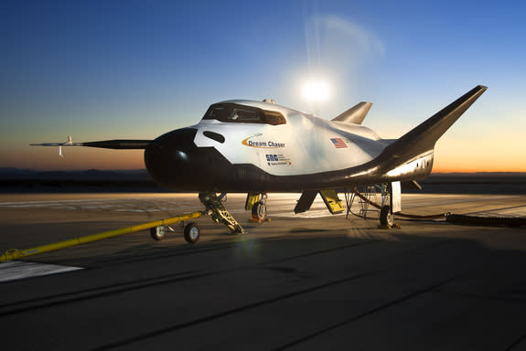 The Dream Chaser engineering test article built by Sierra Nevada Corp.
