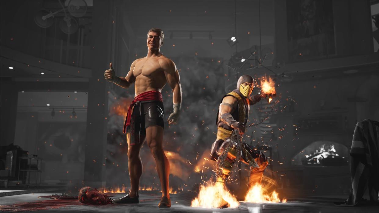  Mortal Kombat 1 trailer screenshot of Jean-Claude Van Damme 