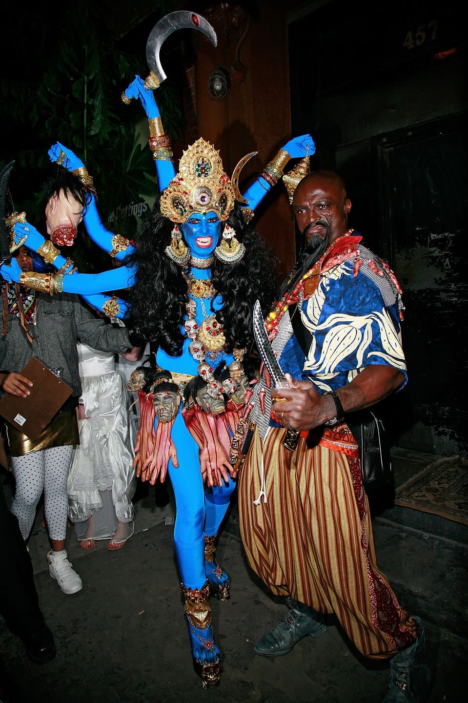 Heidi Klum and Seal at their 2008 Halloween Party