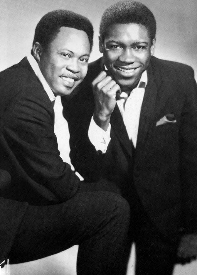 Sam and Dave, the legendary soul music duo of Samuel Moore, left, and David Prater.