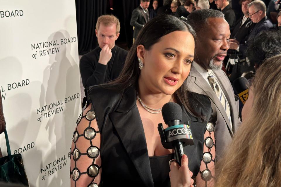 Actress Lily Gladstone is pictured Jan. 11 at the National Board of Review awards gala at Cipriani 42nd Street in New York.